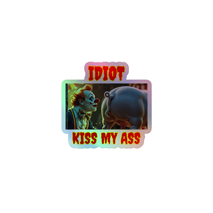 Idiotic Encounter Holographic Sticker Set product image (1)