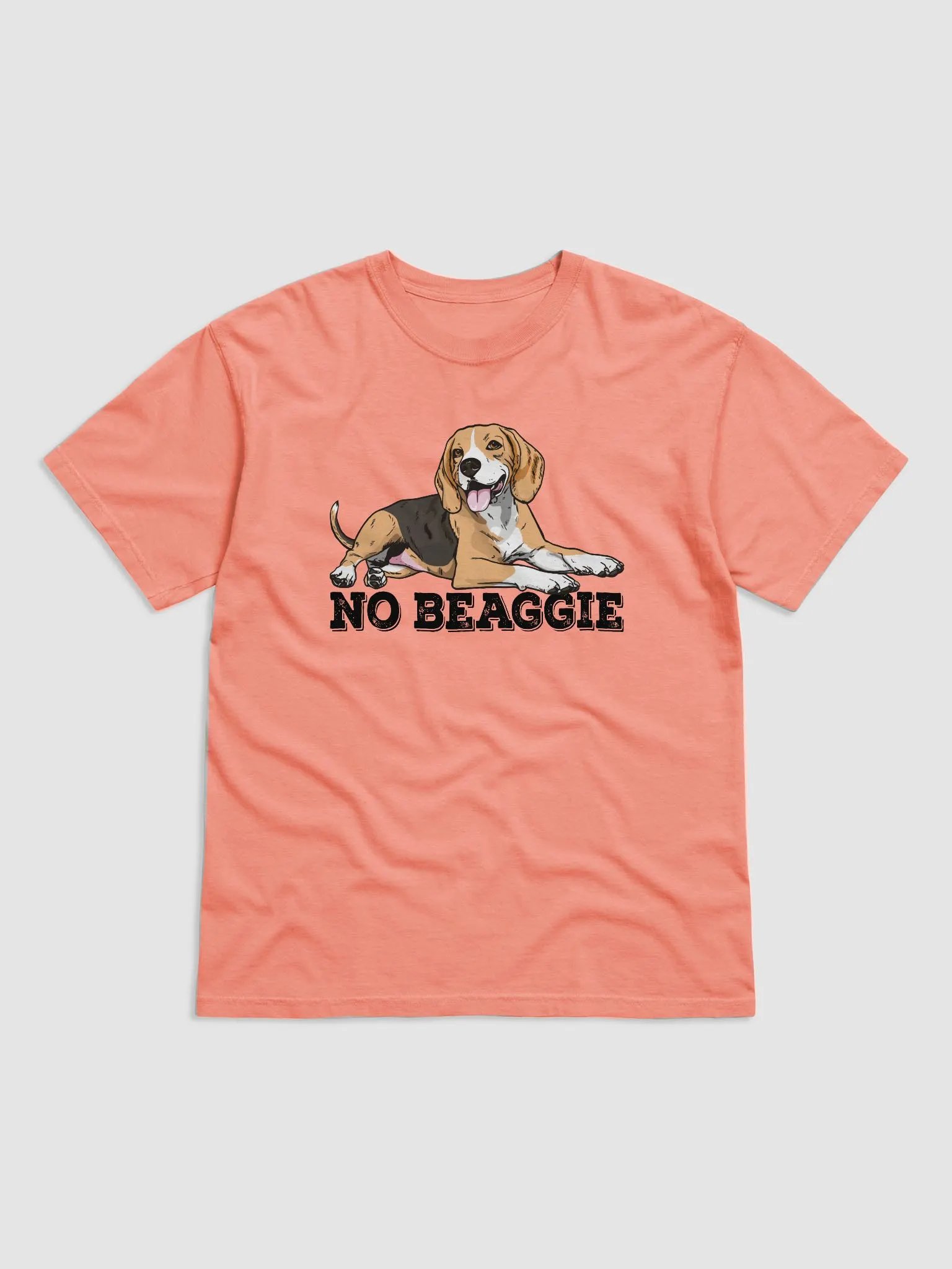 No Beaggie T-Shirt of a Beagle (Tricolor) | Funny T-Shirt for Beagle Paw-rents product image (29)