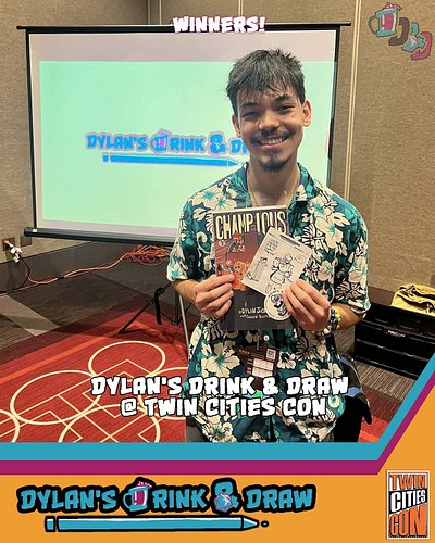 Dylan’s Drink & Draw @twincitiescon was a blast! We packed the house and had a riot. Here’s our phenomenal winners! 

Thanks ...