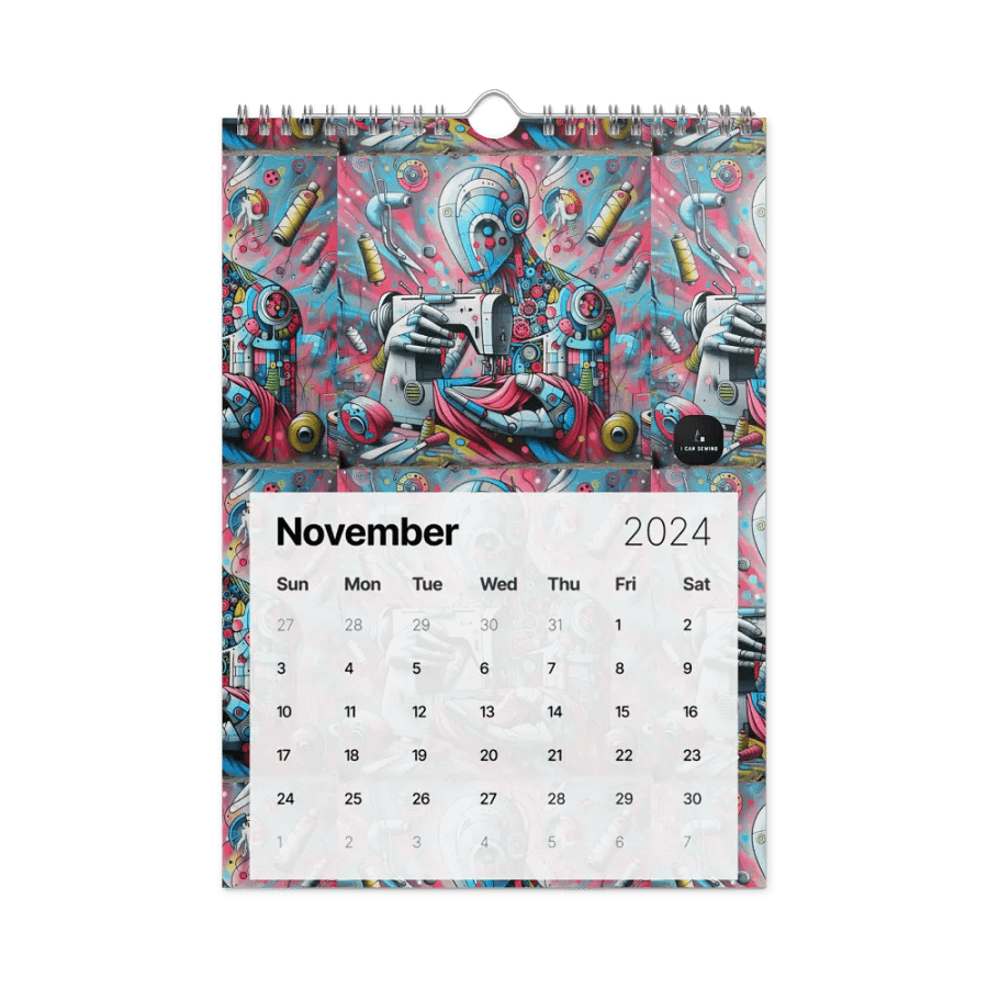 Wall Calendar (2024) - Colorful Graffiti Theme product image (11)