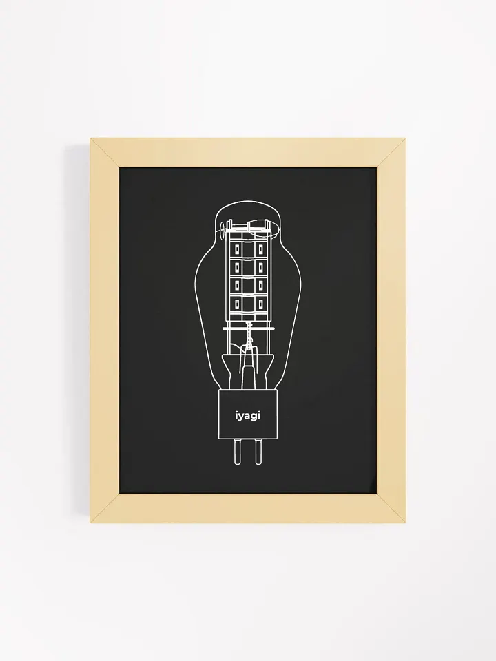 Premium Framed iyagi 300B Tube Poster (black) product image (1)
