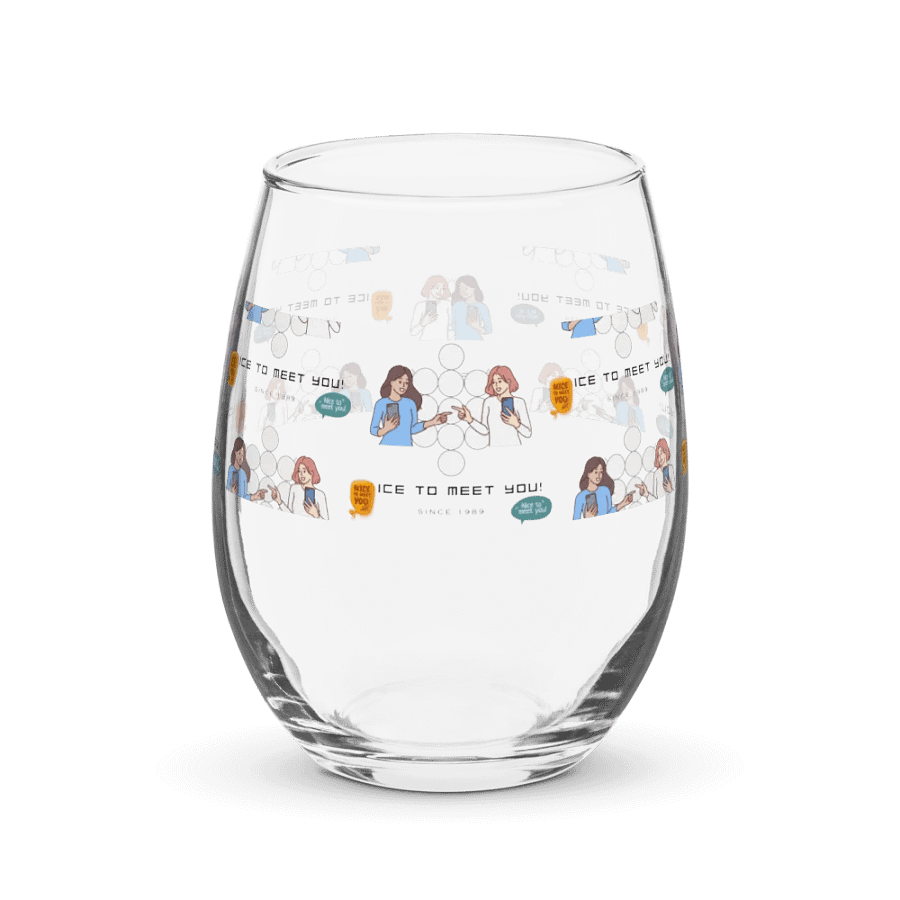 Ice To Meet You! Stemless Wine Glass product image (2)