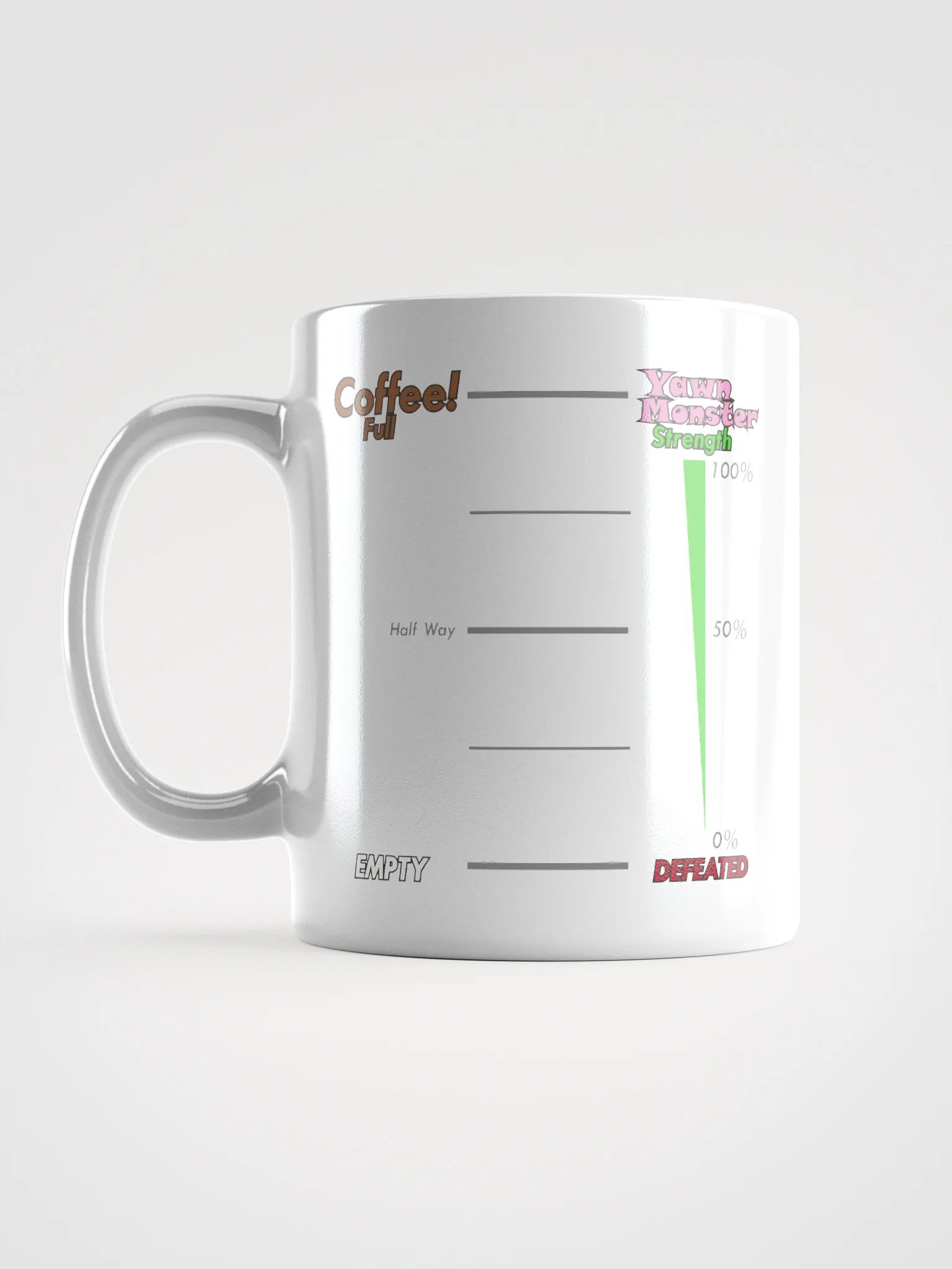 Pink Yawn Monster Coffee Cup product image (6)