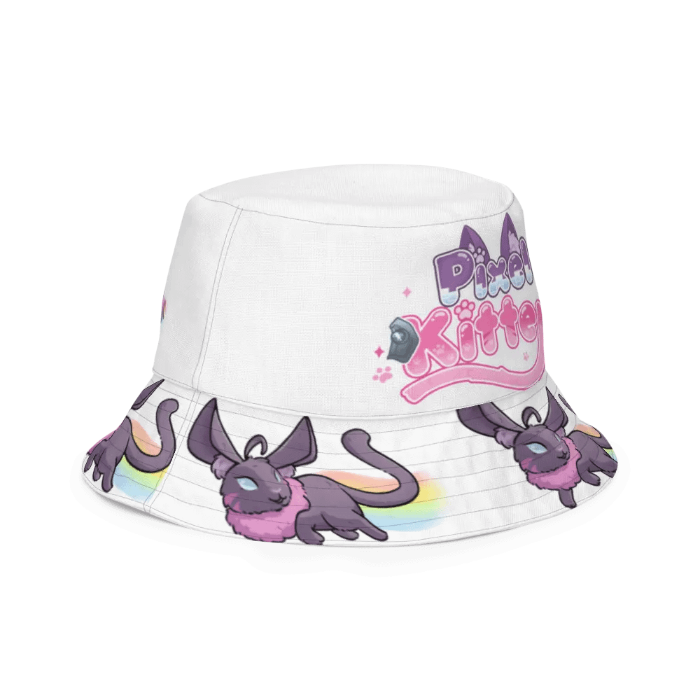 Pixel Kitten Reversible Bucket Hat product image (11)