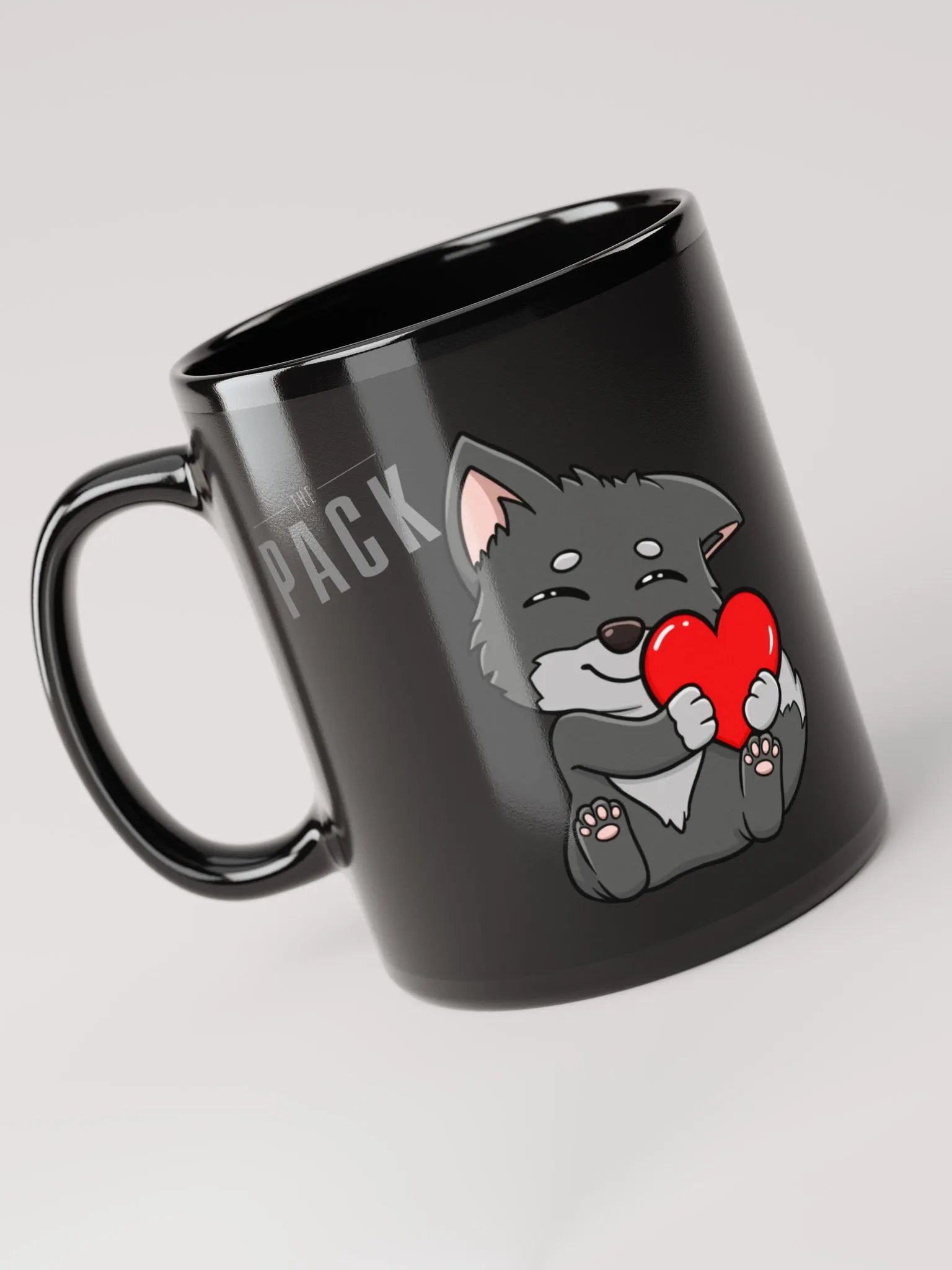 Black Emote Mug - Love product image (2)
