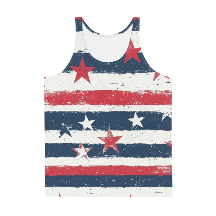 Geaux 31 - Vintage Stars & Stripes Pattern Men's Tank Top product image (2)