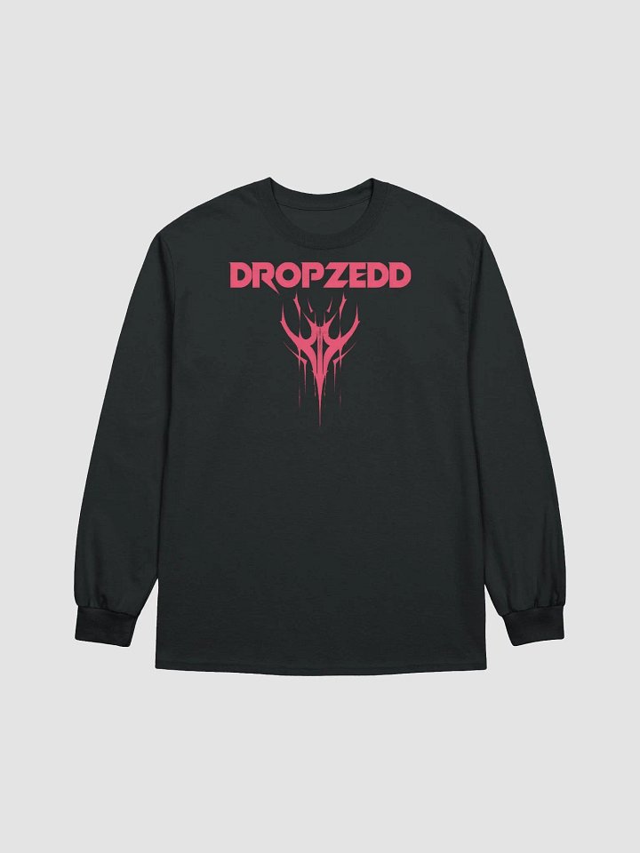 DropZedd Pink Logo, Long Sleeve Tee White, Black, Pink or White product image (2)