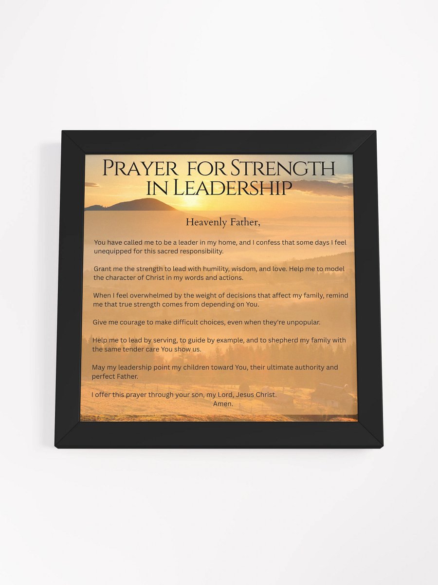 Prayer for Strength in Leadership - Square product image (4)