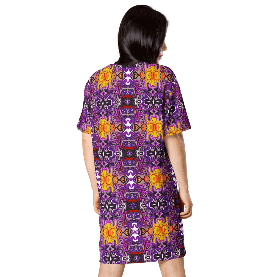 Purple African Inspired Pattern Dress product image (11)