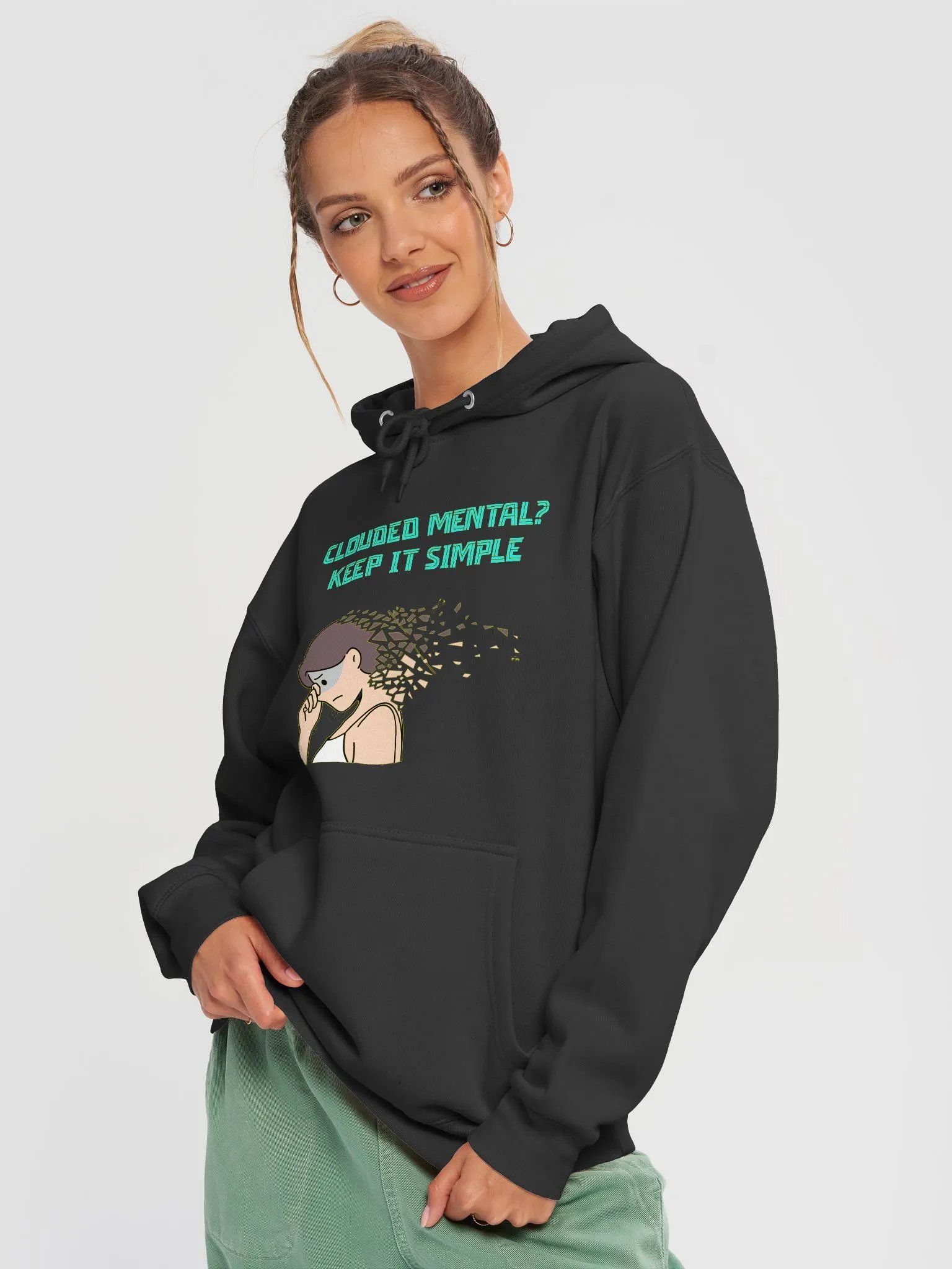 Clouded Mental Keep It Simple Hoodie product image (21)