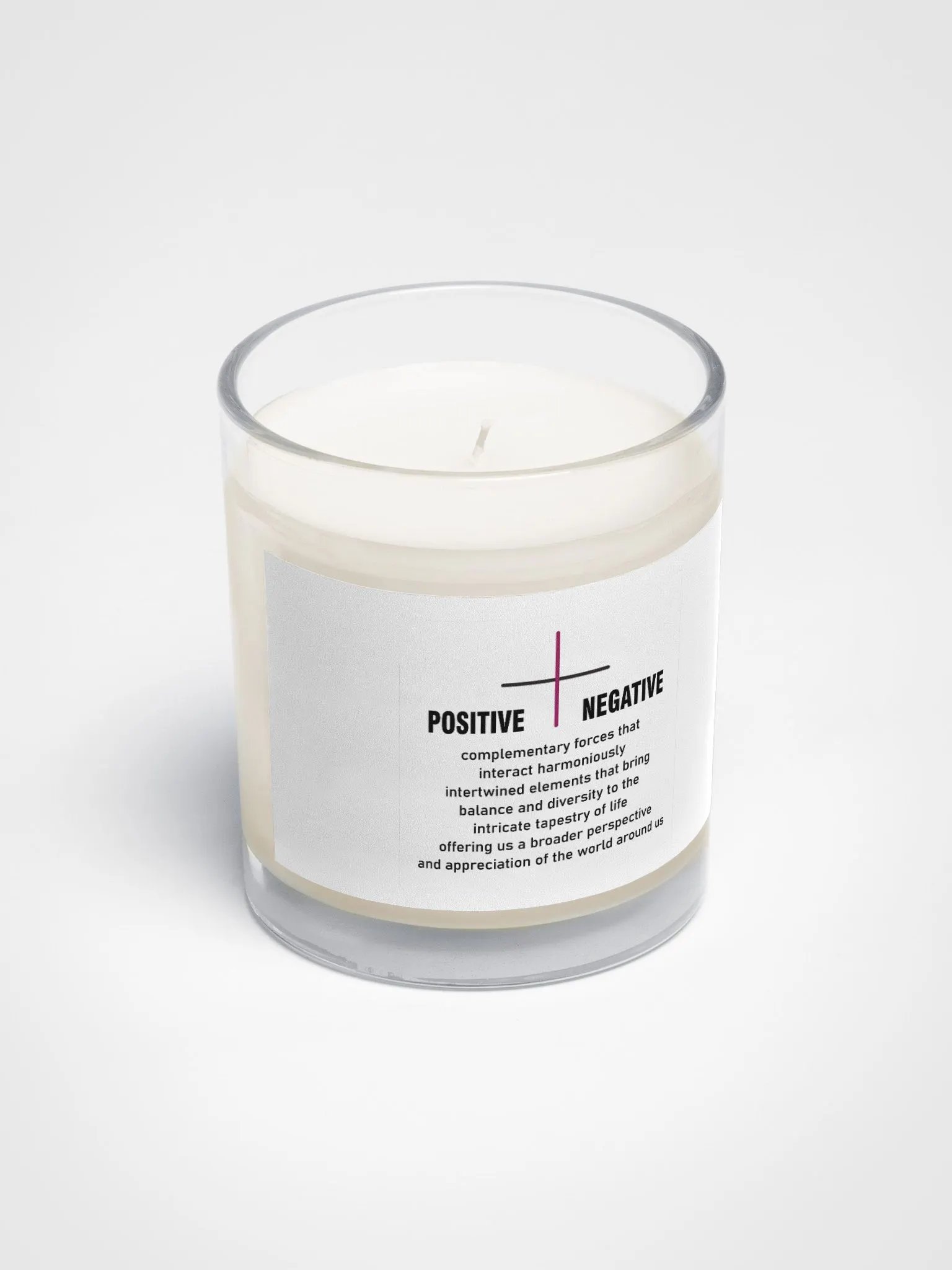 Positive and negative Candle product image (2)