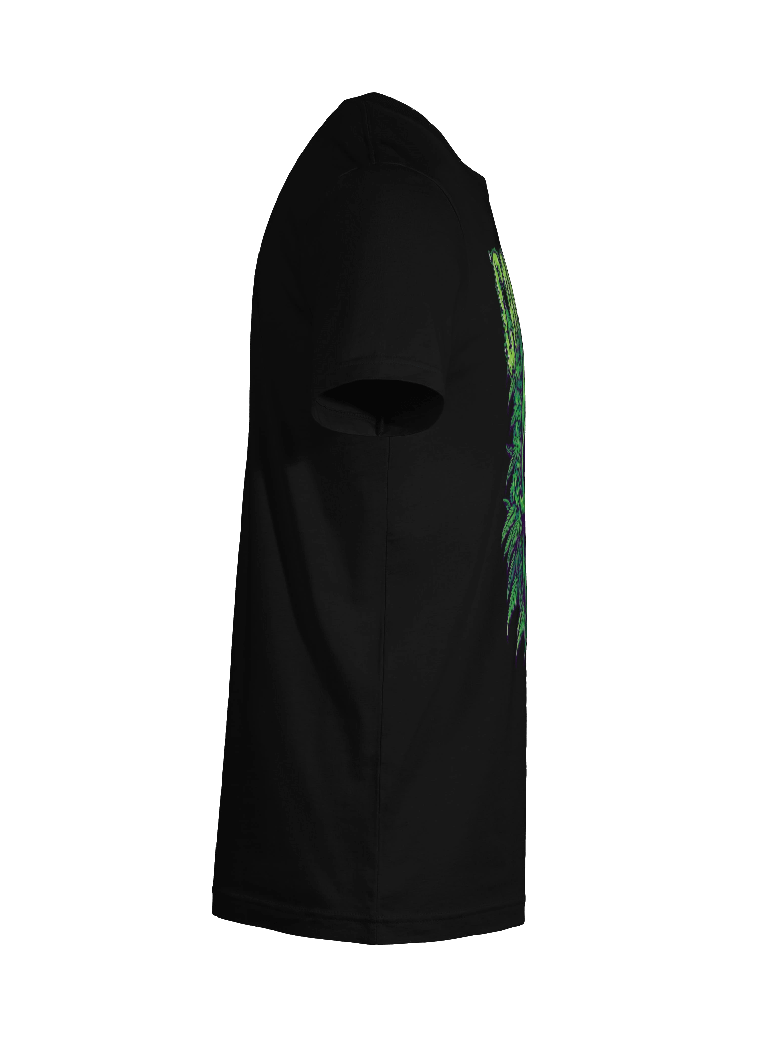 Green Skull Cannabis Leaves T-Shirt product image (12)