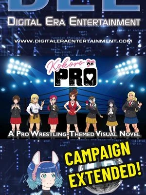 #projectwelove #linkinbio The #kickstarter preview video for our  #wrestling themed #visualnovel #kokoronopro , ft. clips of @YanchaGoGo and @alicia 🍕 nightkinks on twitch ! Campaign extended to June 21, 2024! #digitaleraentertainment #joshi #luchadora #anime #indiegames #vtuber #streamer 