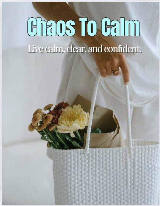 New - Chaos to calm - e-book product image (1)