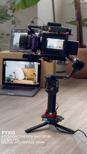 So got my #pyxis hooked to my new @accsoon cineview master 4K transmitter locked and loaded.  How does it compare to the DJI ...