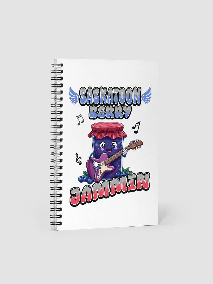 Saskatoon Berry Jammin Spiral Notebook product image (2)