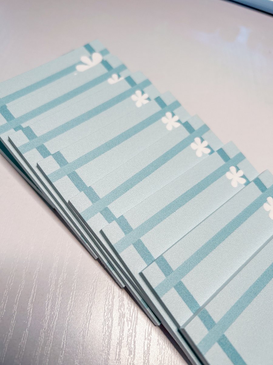 Light Blue Sticky Note Pad product image (3)