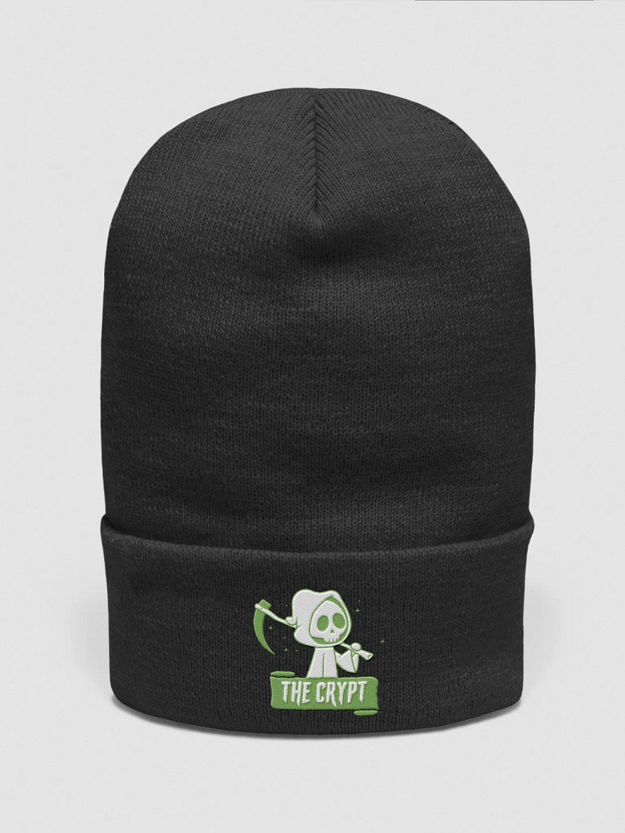 The Crypt Stream Team - Embroidered Beanie (lime) product image (1)