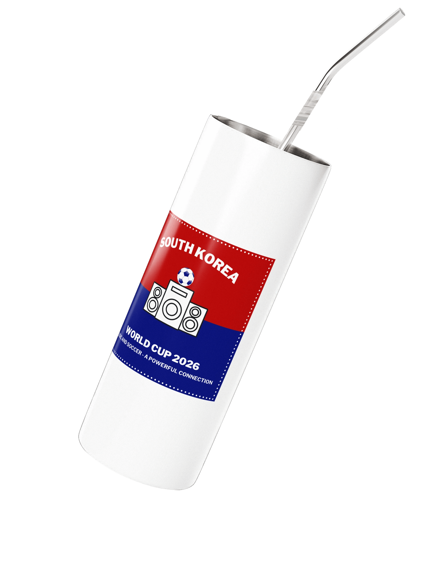 SOUTH KOREA WORLD CUP 2026 Stainless Steel Tumbler product image (2)