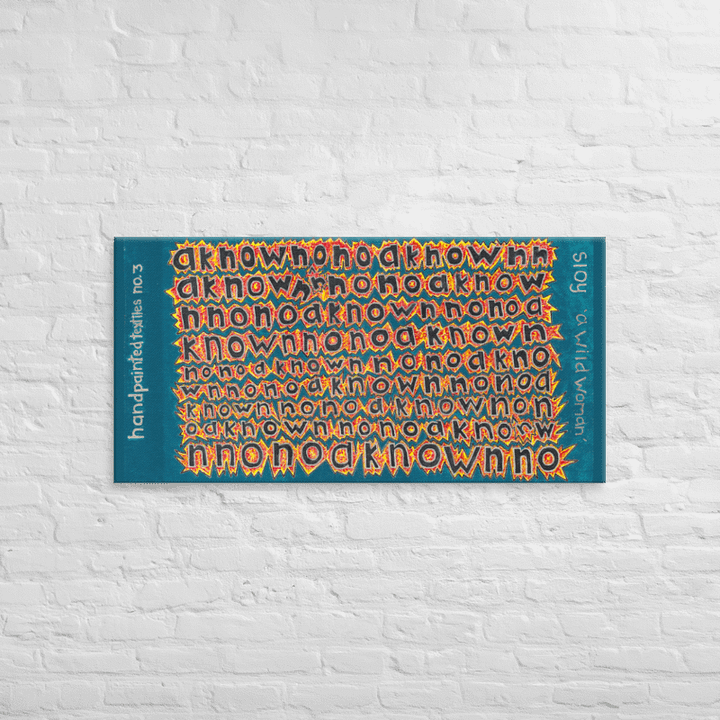 A Wild Woman on Canvas (24" x 48") product image (2)