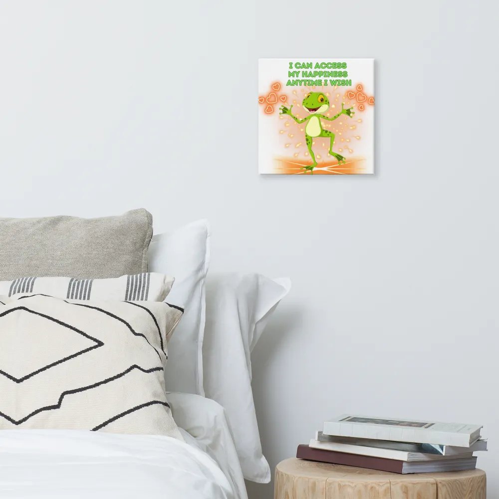 canva print happy frog wisdom quote product image (6)