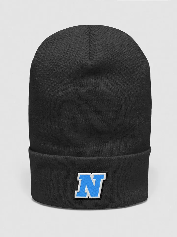 Nettos Game Room N - Yupoong Cuffed Beanie (Black) product image (1)