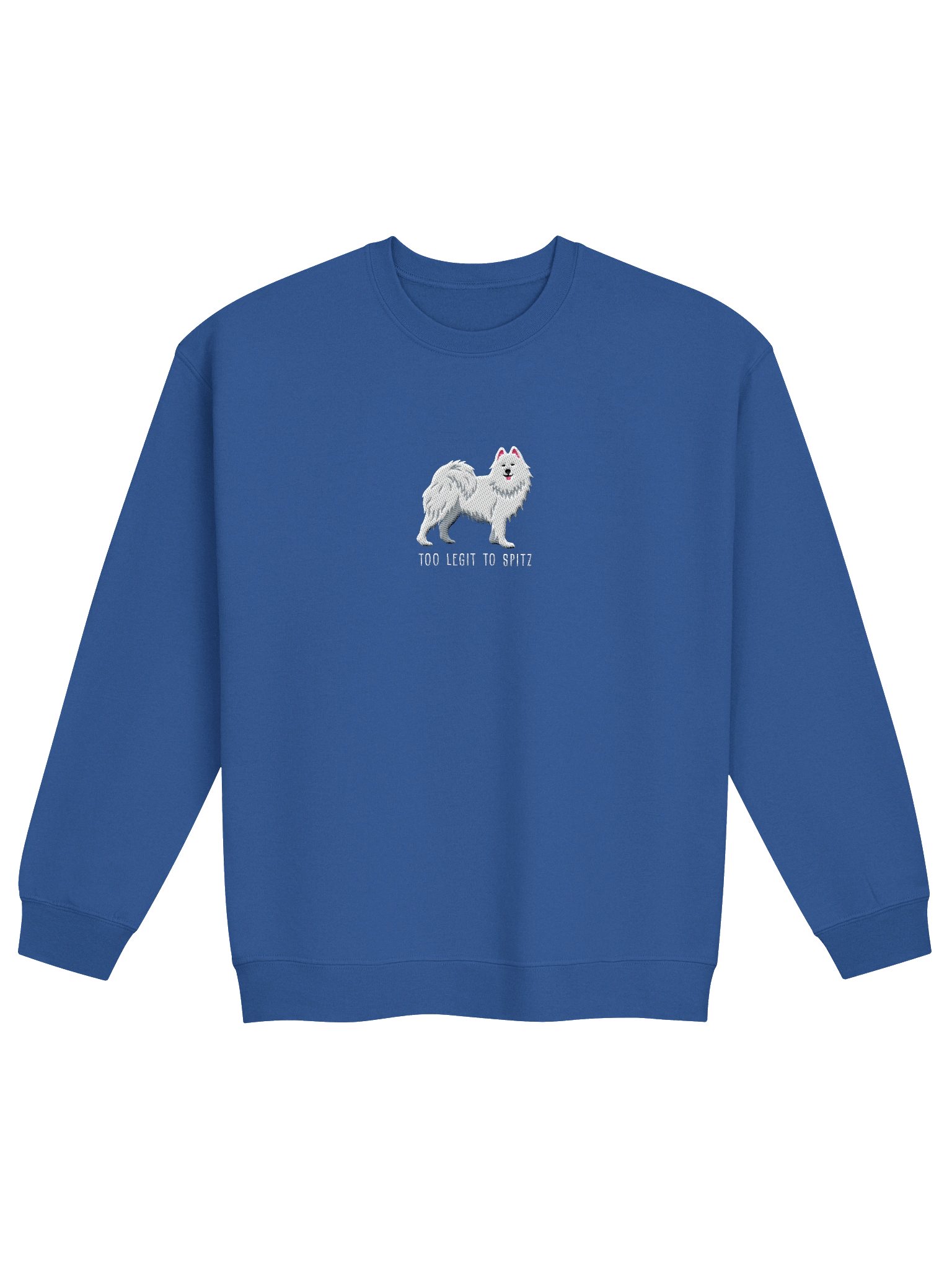 Too Legit to Spitz Sweatshirt (Embroidered) of a Samoyed product image (13)
