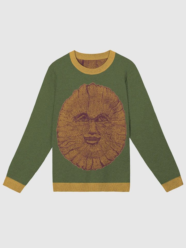 Green man fine knit jumper green variant product image (1)