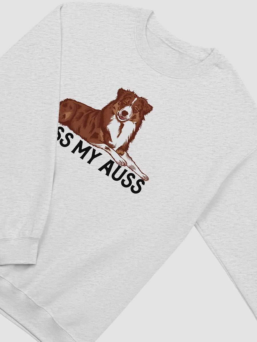 Kiss My Auss Sweatshirt for Australian Shepherd (Red Tricolor) Dog Owners product image (24)