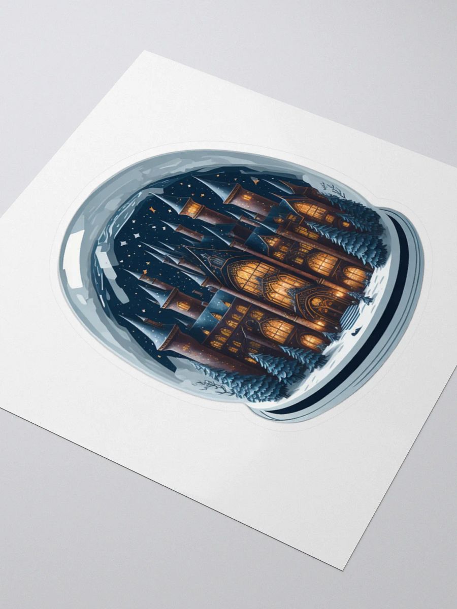Enchanted Castle Snow Globe Sticker product image (6)