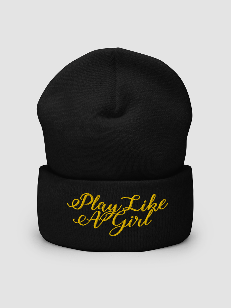 Embroidered Play Like a Girl Beanie product image (1)