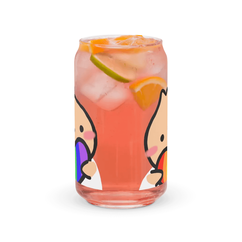 Dumpling Pride Heart | Can-Shaped Glass product image (12)