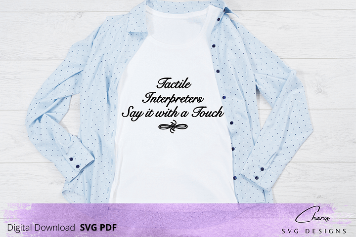 Tactile Interpreters Say It With A Touch SVG product image (2)
