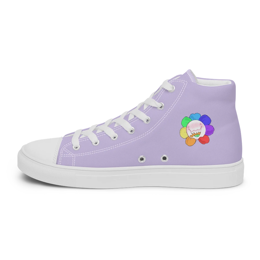 Pastel Purple and White Flower Sneakers product image (28)