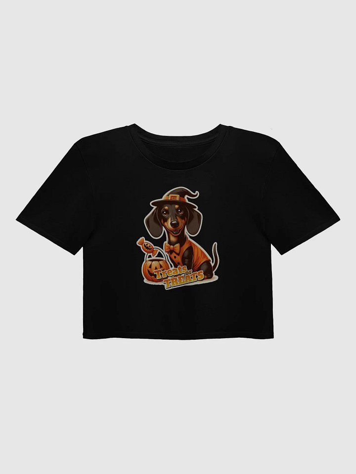 Dachshund Treat Halloween - Women's Crop Top product image (9)