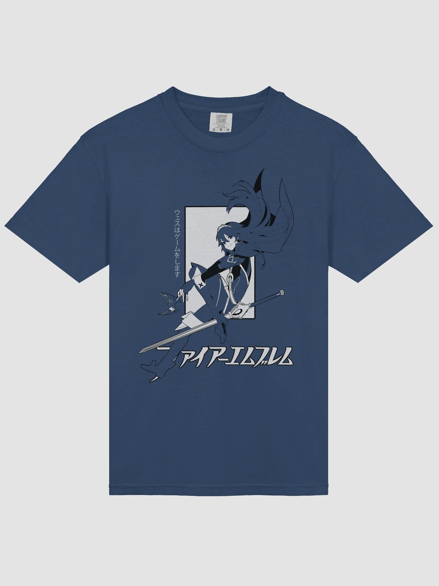 Lucina Heavyweight T-Shirt (Navy) product image (11)