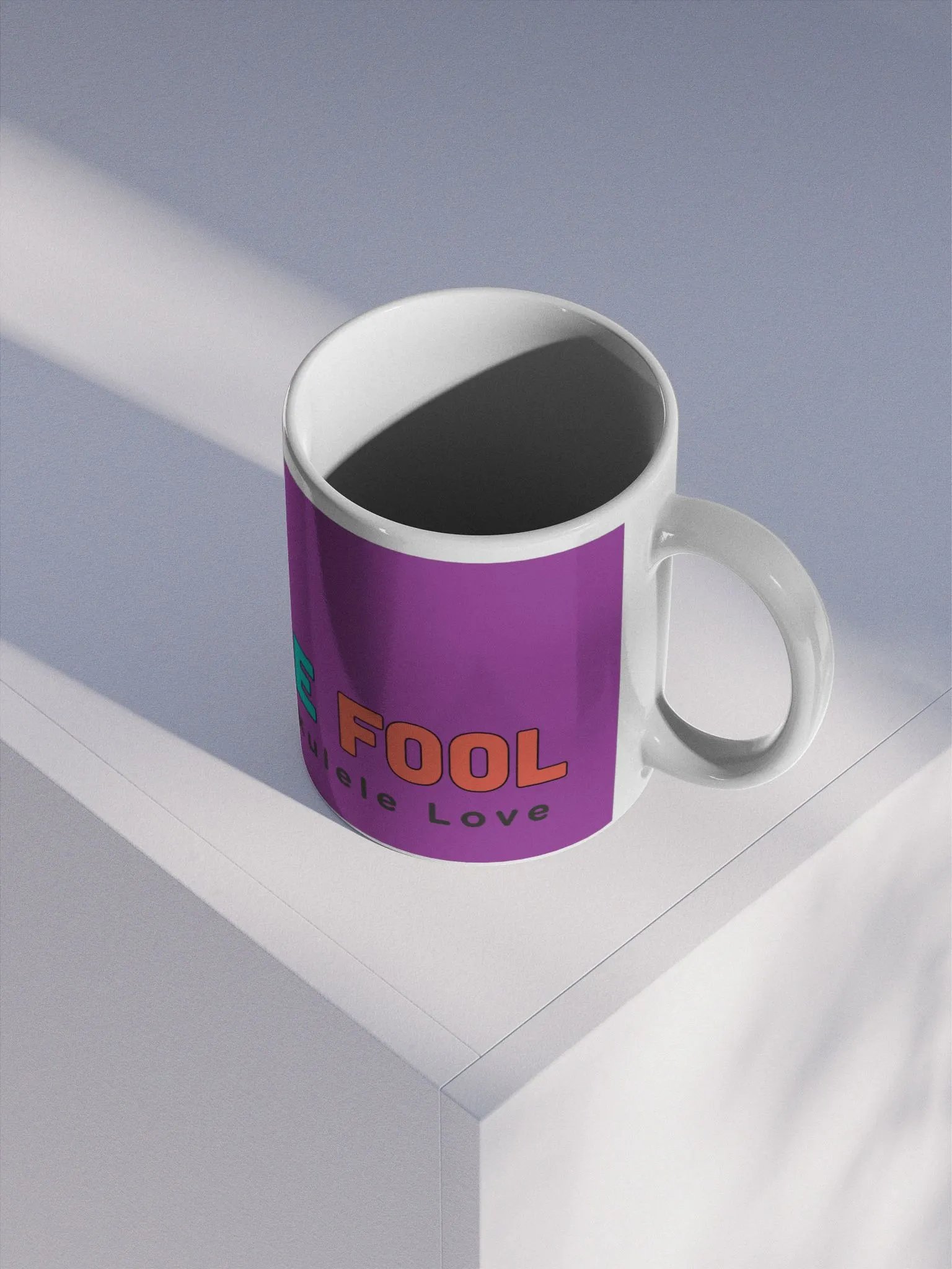 The Ukulele Fool Coffee Mug - Purple product image (3)