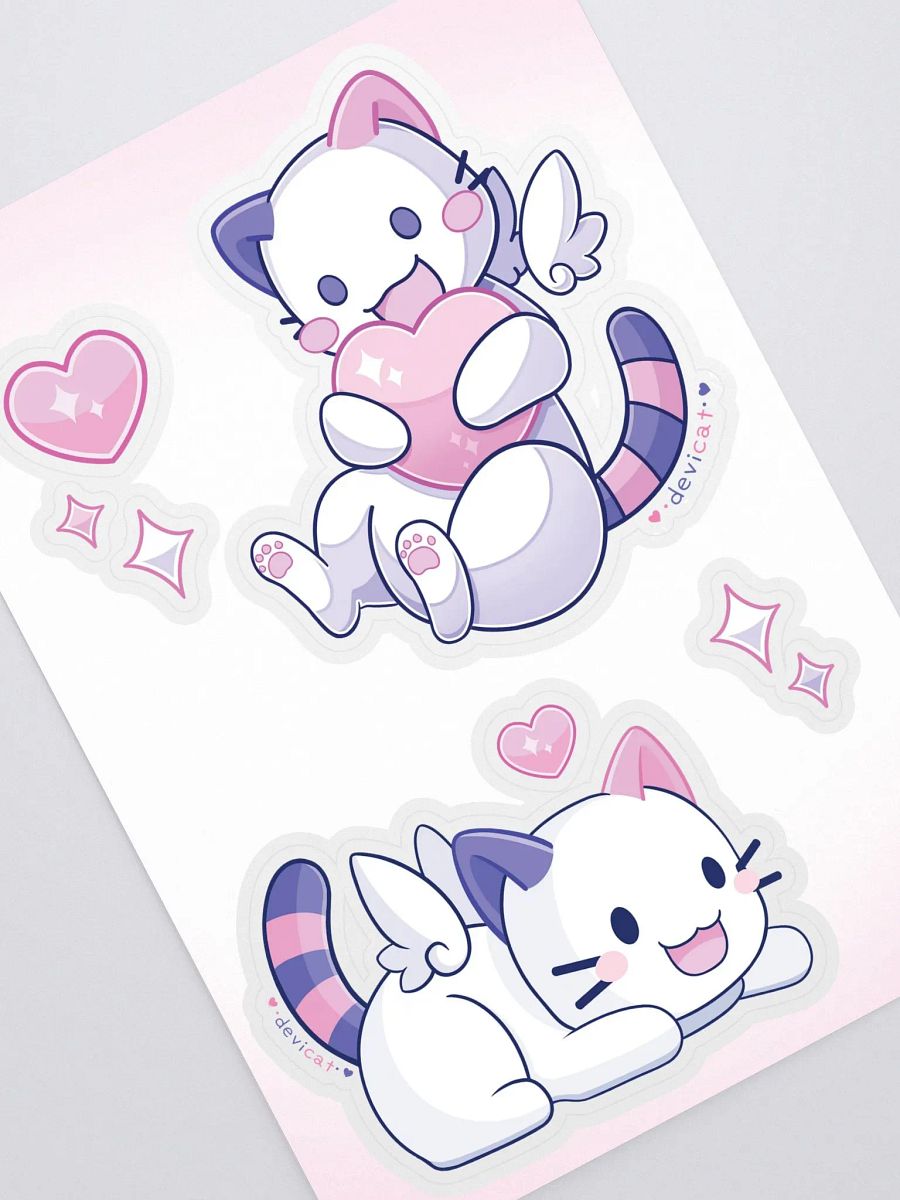 Sticker Sheet • CandiCat Valentine product image (1)