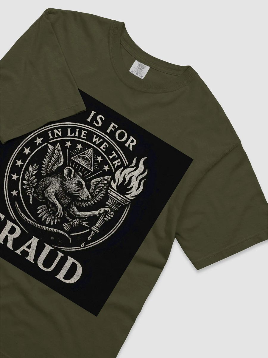 F is for fraud t-shirt product image (3)