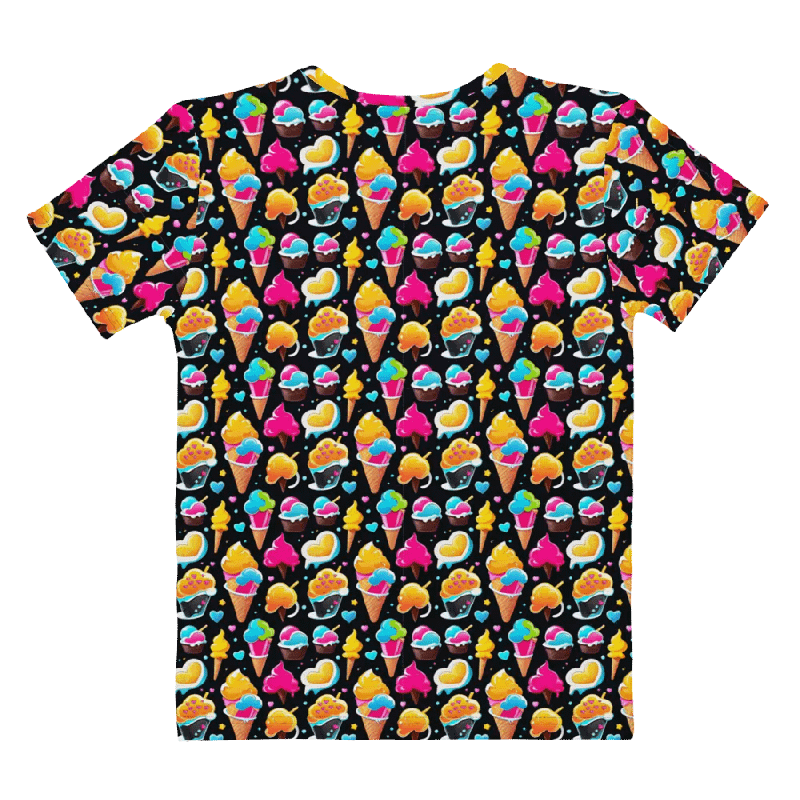 Ice Cream Pattern All Over Print T-shirt product image (9)
