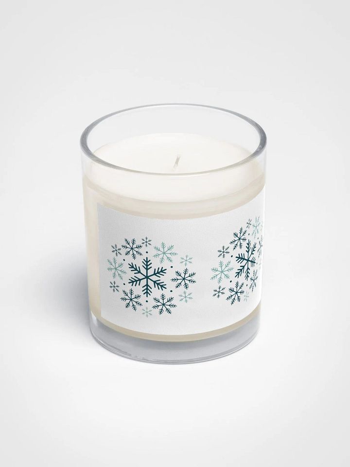 Symmetrical Snowflakes Soy Wax Candle product image (1)