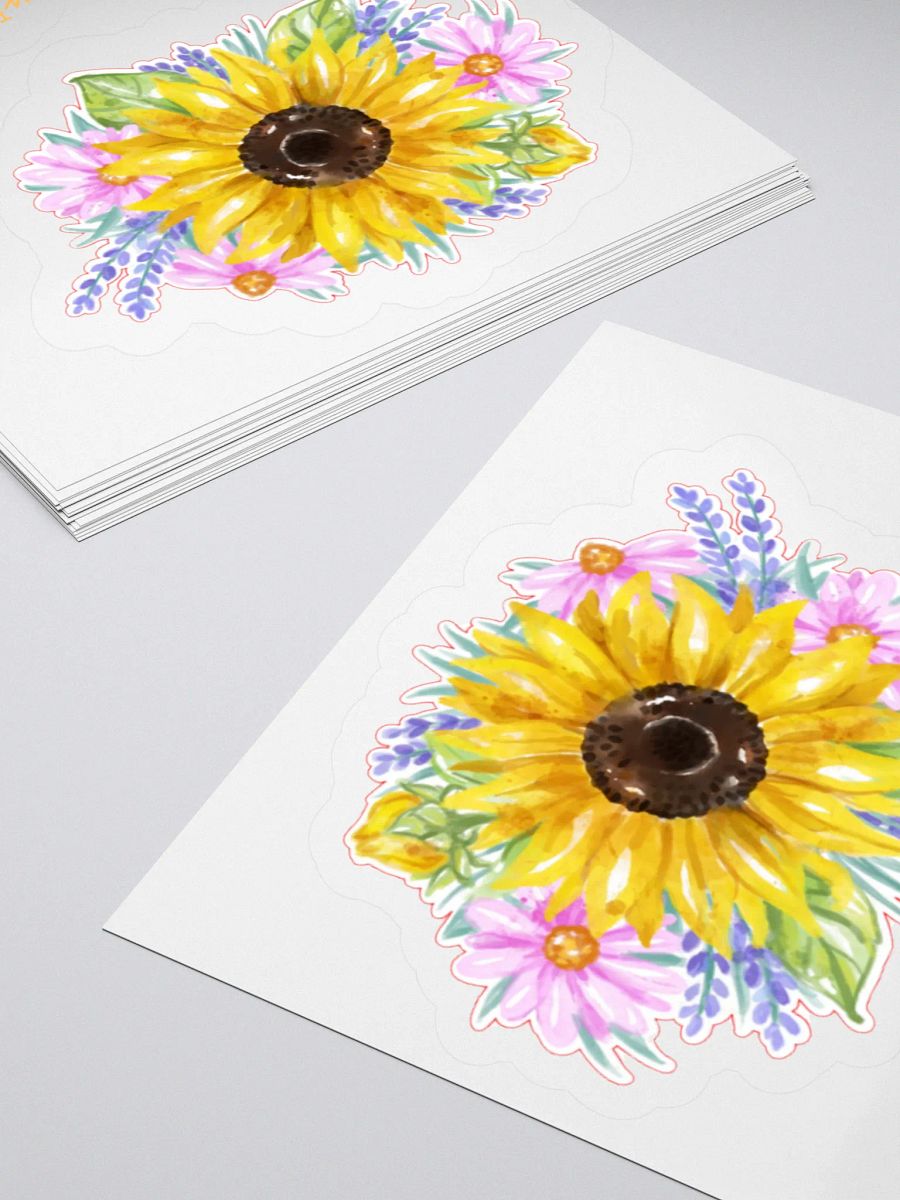 Sunflower Serenade Kiss Cut Stickers product image (10)