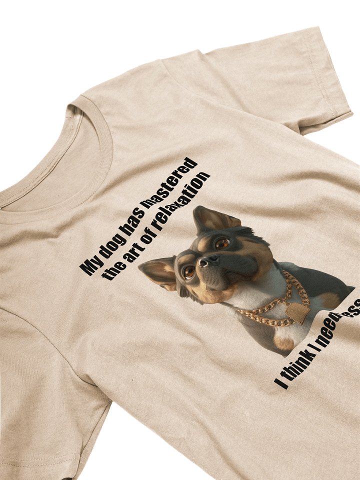 Bling Pup Gold Chain T-Shirt product image (2)