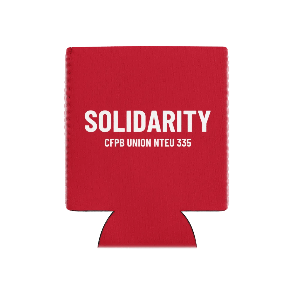 Solidarity CFPB Union Can Coozie product image (1)