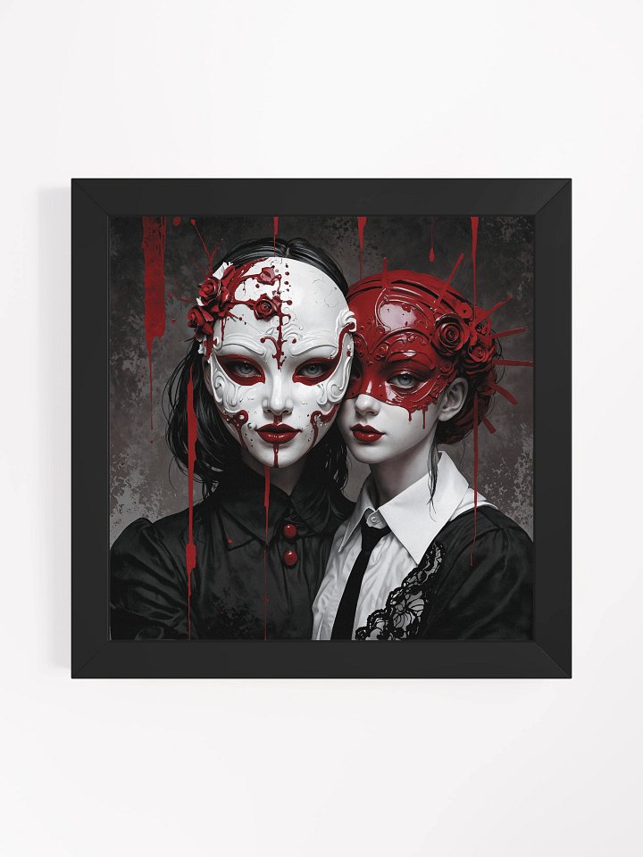 Crimson Masquerade Framed Print product image (3)