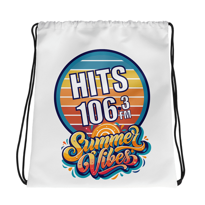 Hits Summer Vibes Drawstring bag product image (1)