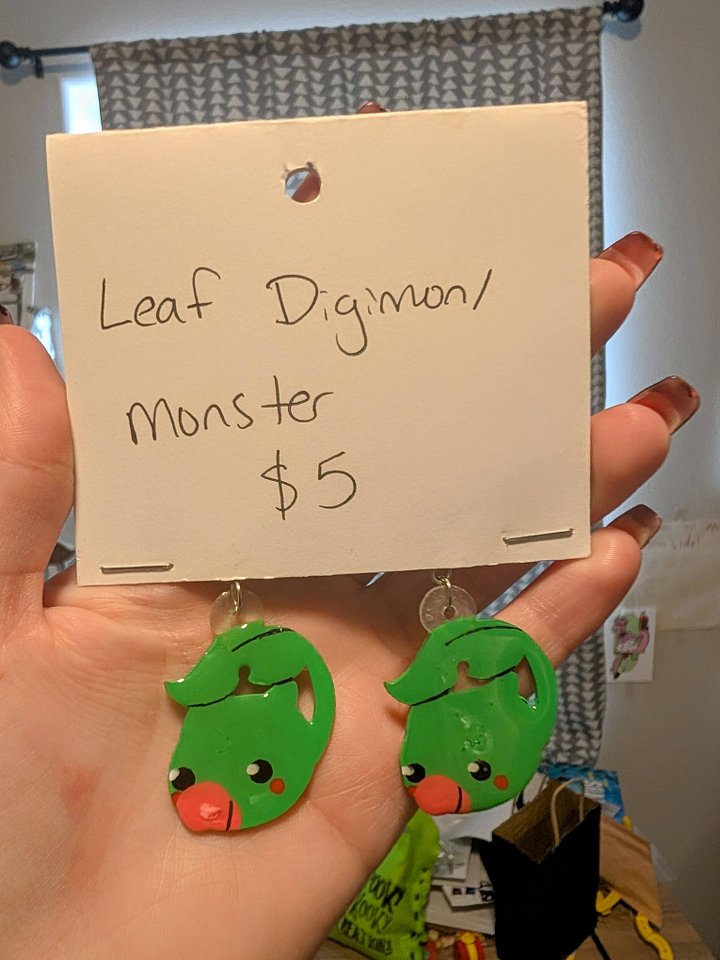 Green Monster Earrings product image (1)