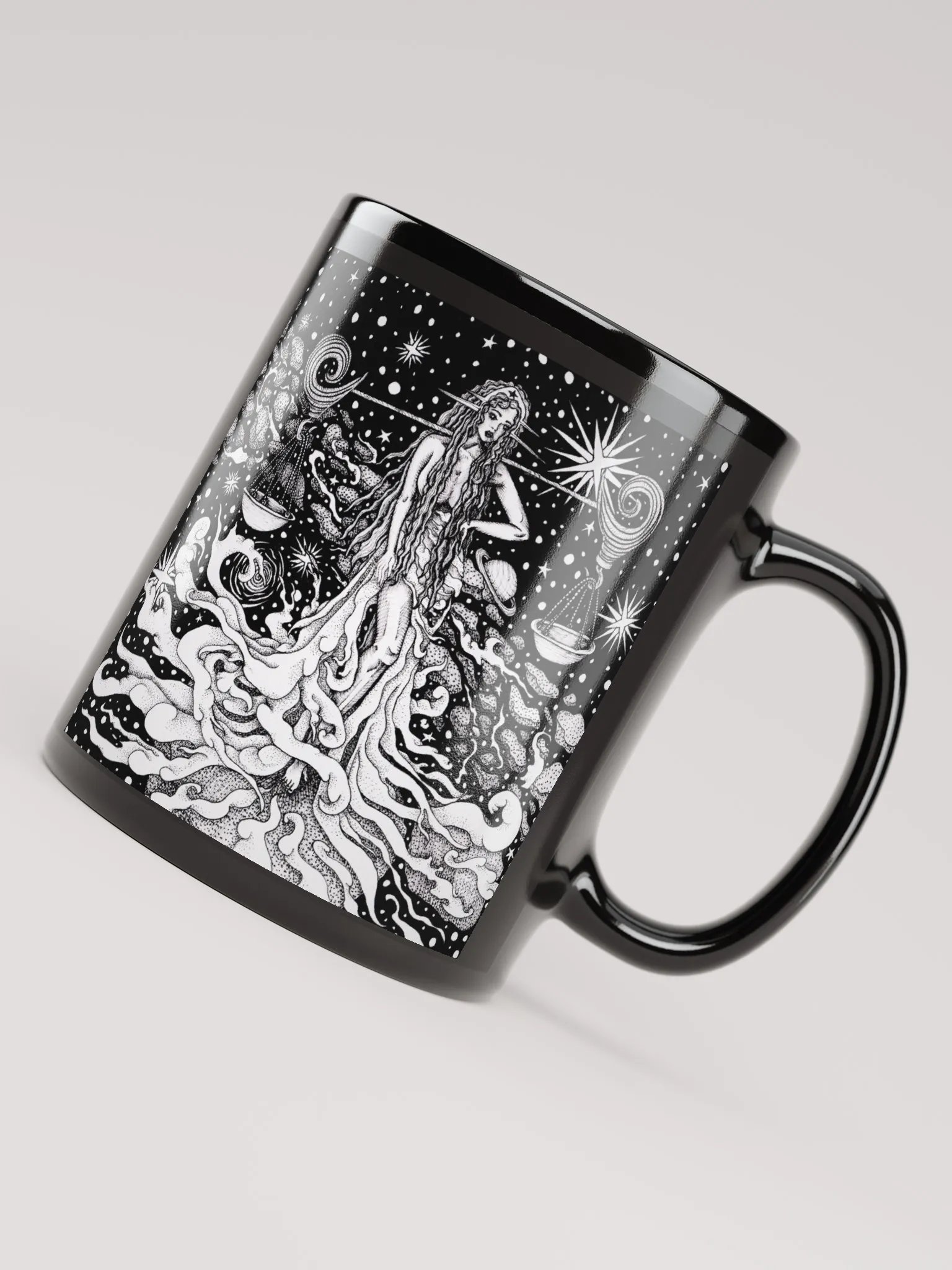 Libra Zodiac, Black Mug product image (8)