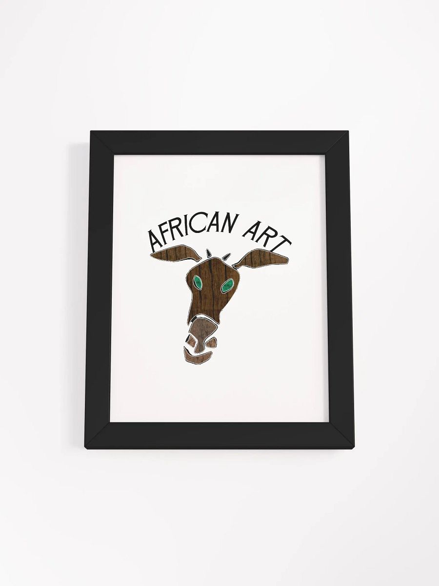 Eco-Friendly Ayous Wood Framed Matte Poster product image (6)