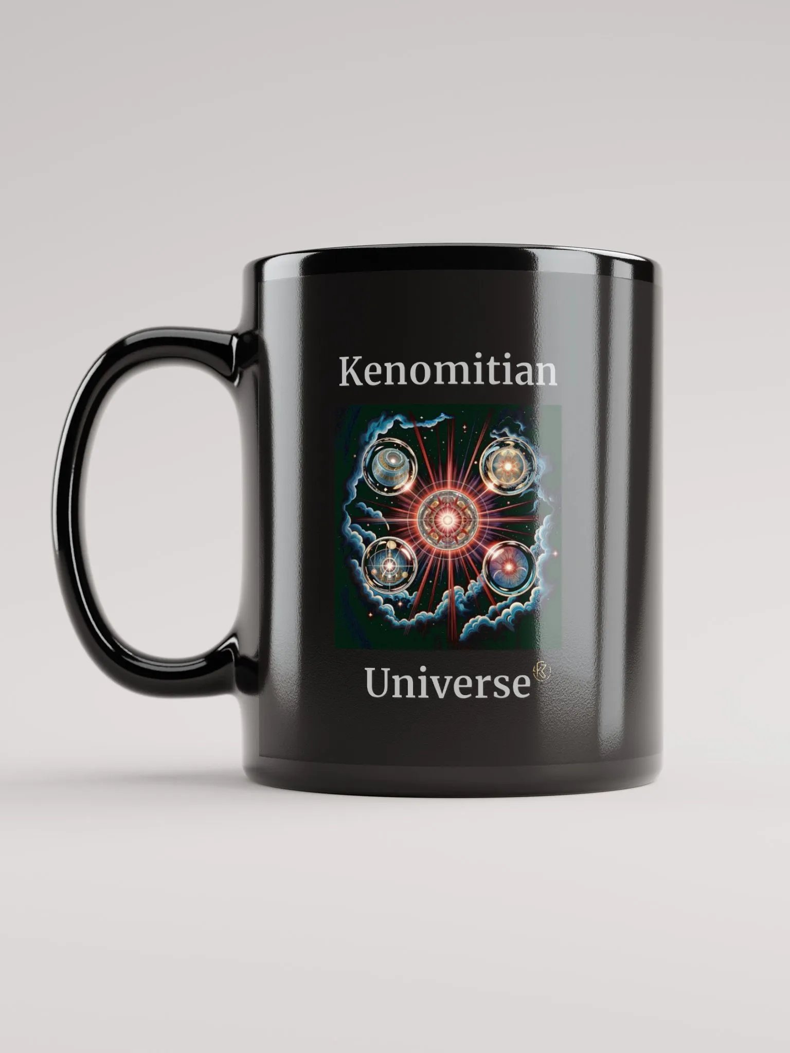 Kenomitian Universe | Black Glossy Mug product image (6)
